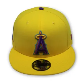 ANAHIEM ANGELS "50TH ANNIVERSARY" NEW ERA 59FIFTY FITTED (ORANGE UNDER VISOR)