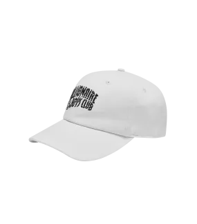 ARCH LOGO CURVED VISOR CAP - WHITE