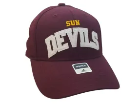 Arizona State Sun Devils Adidas WOMENS Sequin Logo Snapback Baseball Hat Cap