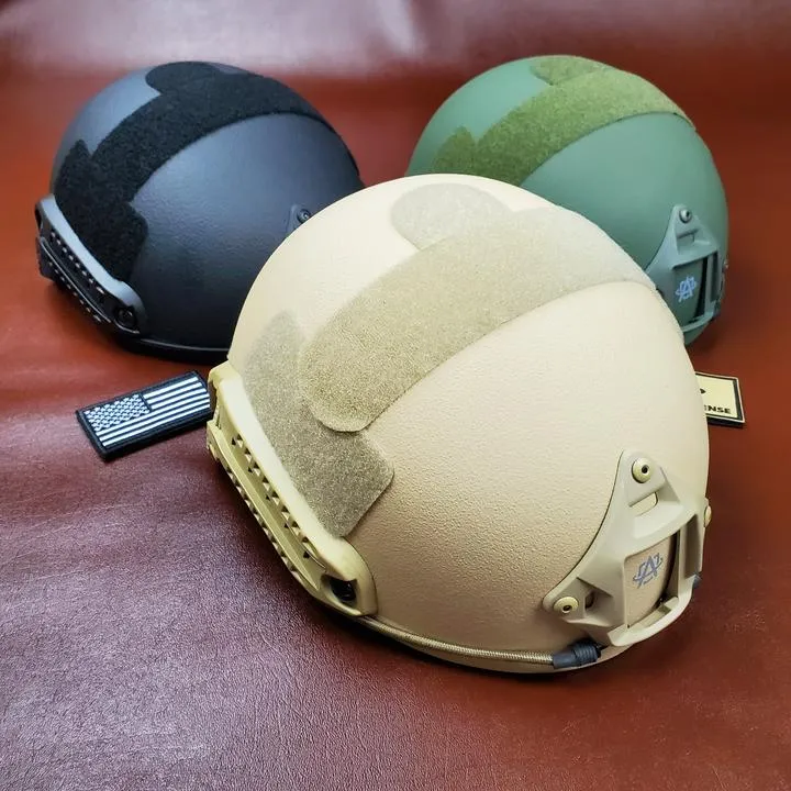 Atomic Defense Ballistic Helmet with Bulletproof Visor | NIJ Level IIIA 