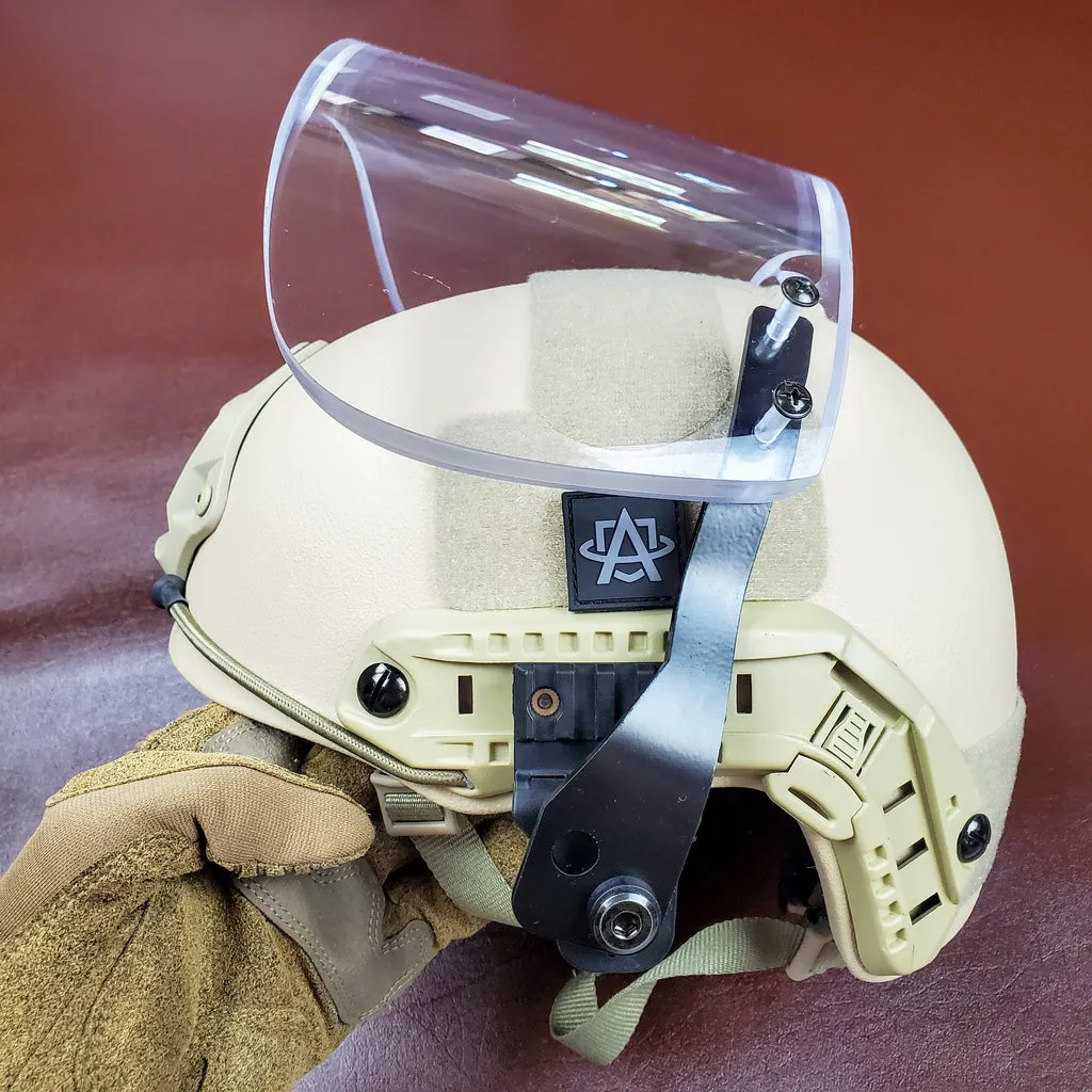 Atomic Defense Ballistic Helmet with Bulletproof Visor | NIJ Level IIIA 