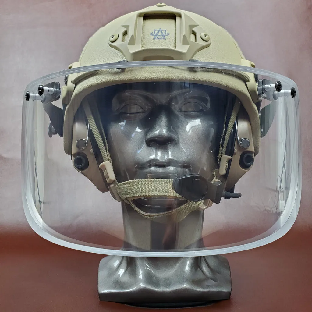 Atomic Defense Ballistic Helmet with Bulletproof Visor | NIJ Level IIIA 