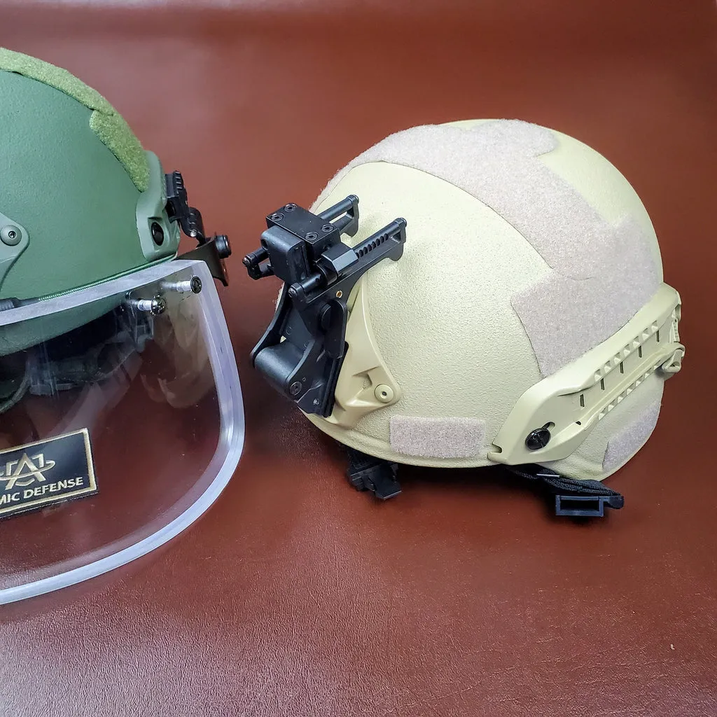 Atomic Defense Ballistic Helmet with Bulletproof Visor | NIJ Level IIIA 