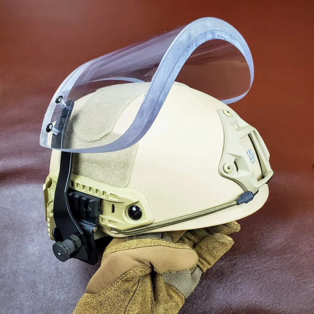 Atomic Defense Ballistic Helmet with Bulletproof Visor | NIJ Level IIIA 