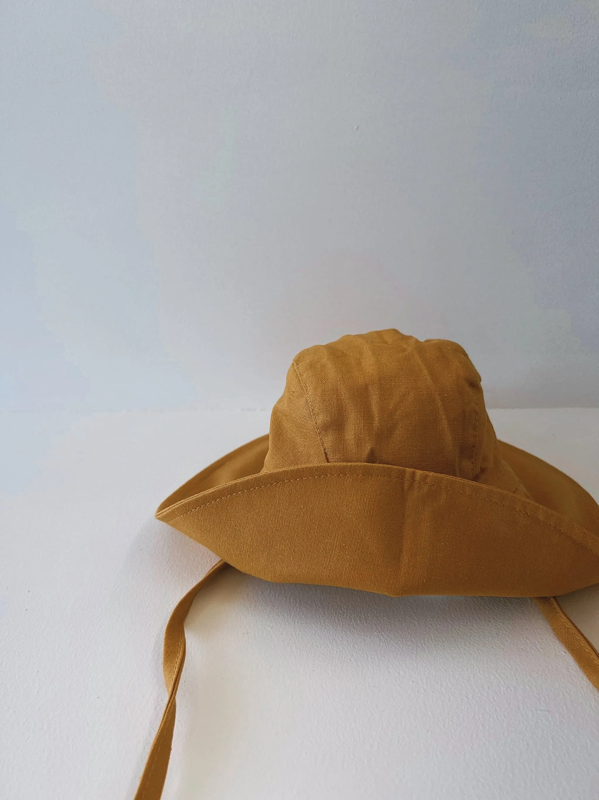 Baby Sun Hat Mustard Small