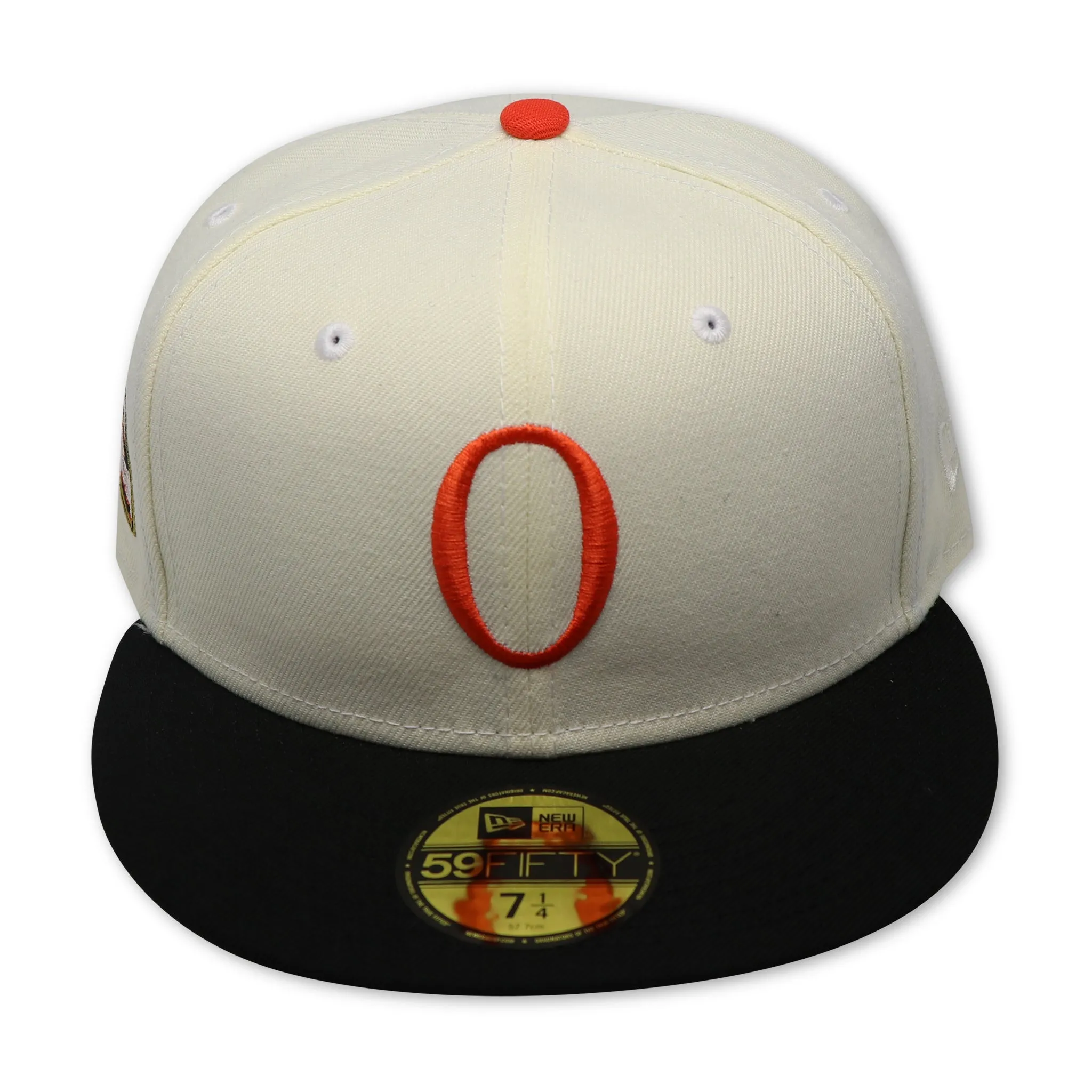 BALTIMORE ORIOLES (OFF-WHITE) (1901) NEW ERA 59FIFTY FITTED GREEN UNDER VISOR)