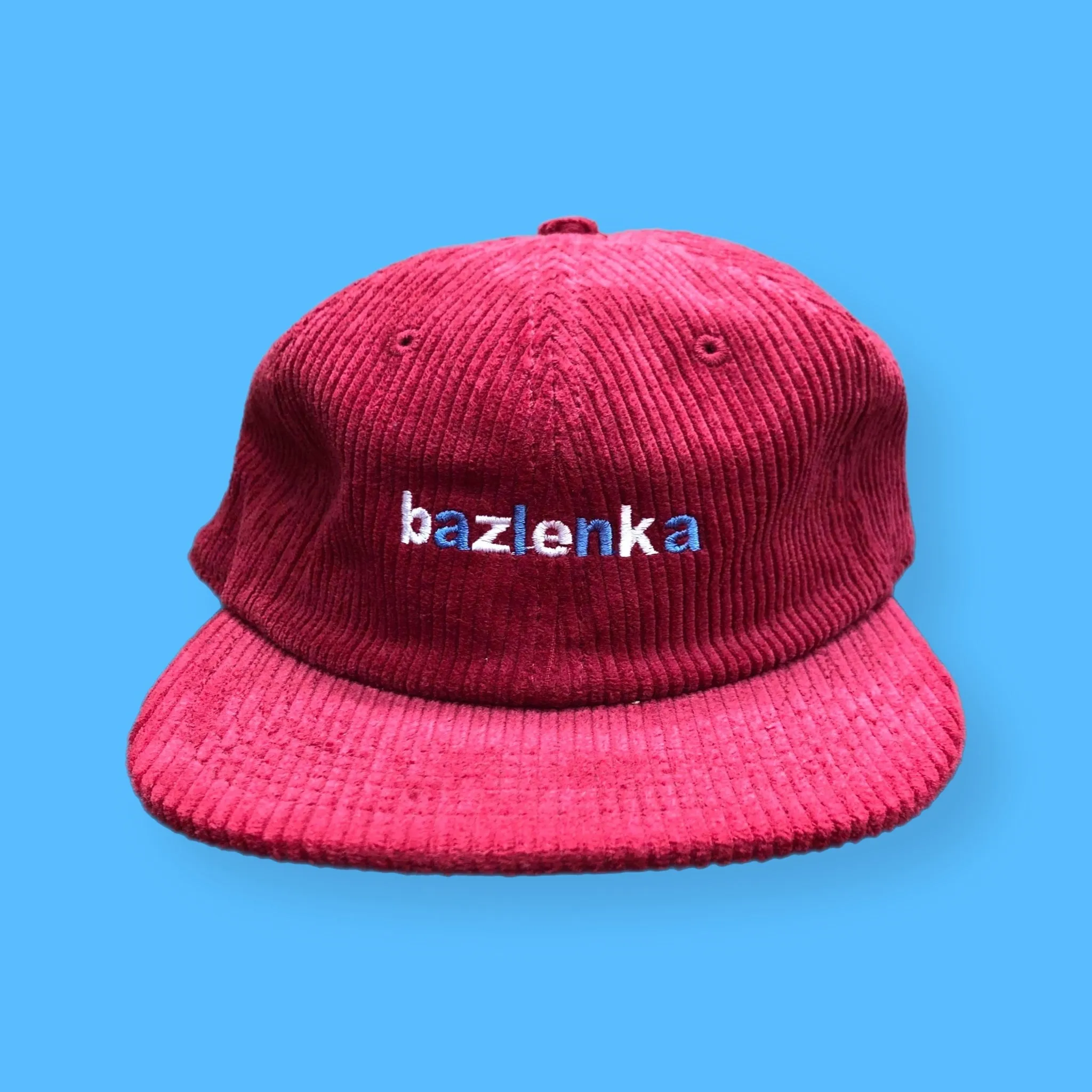 BAZLENKA: MAROON CORD HAT