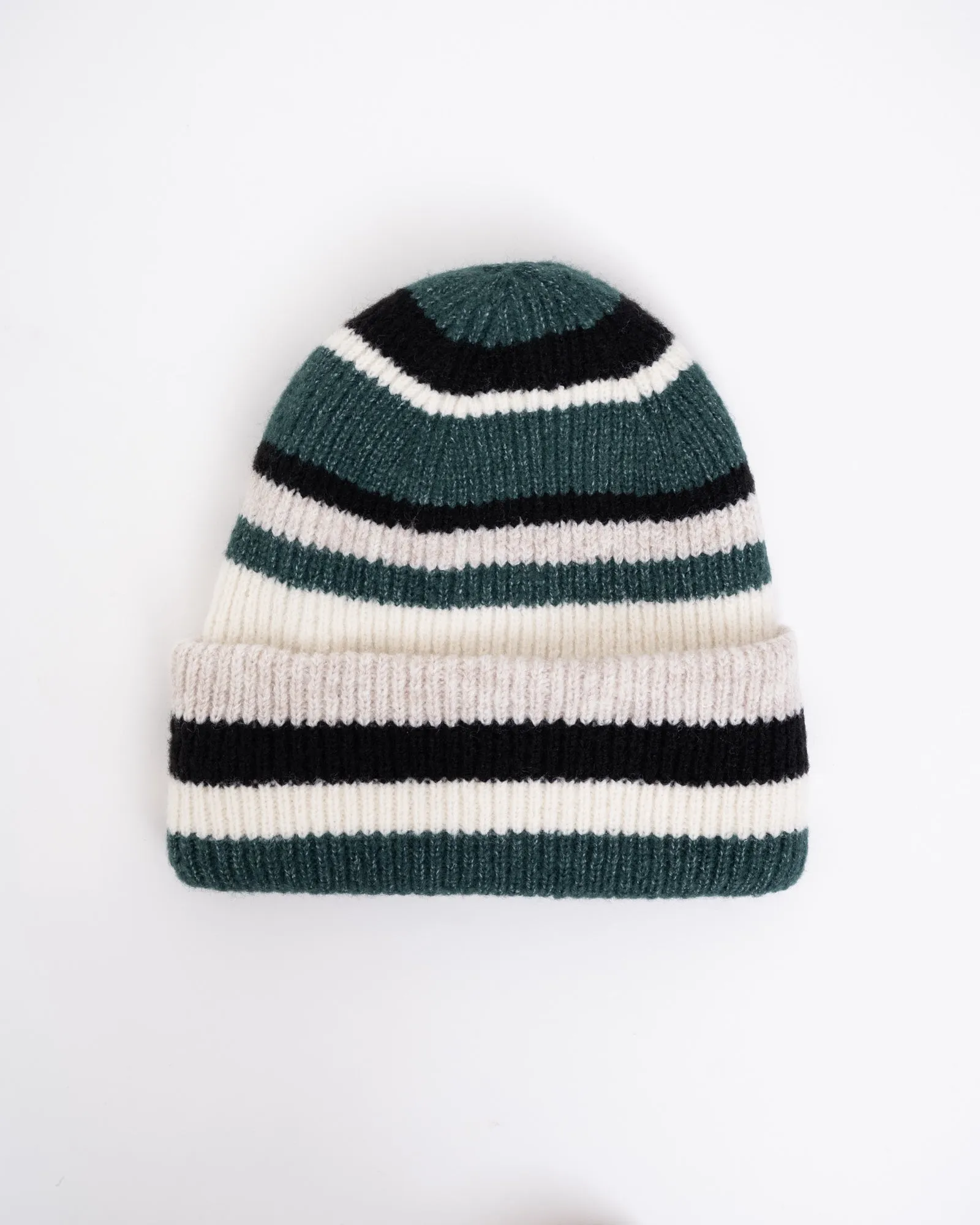 Beanie Stripe Dark Green