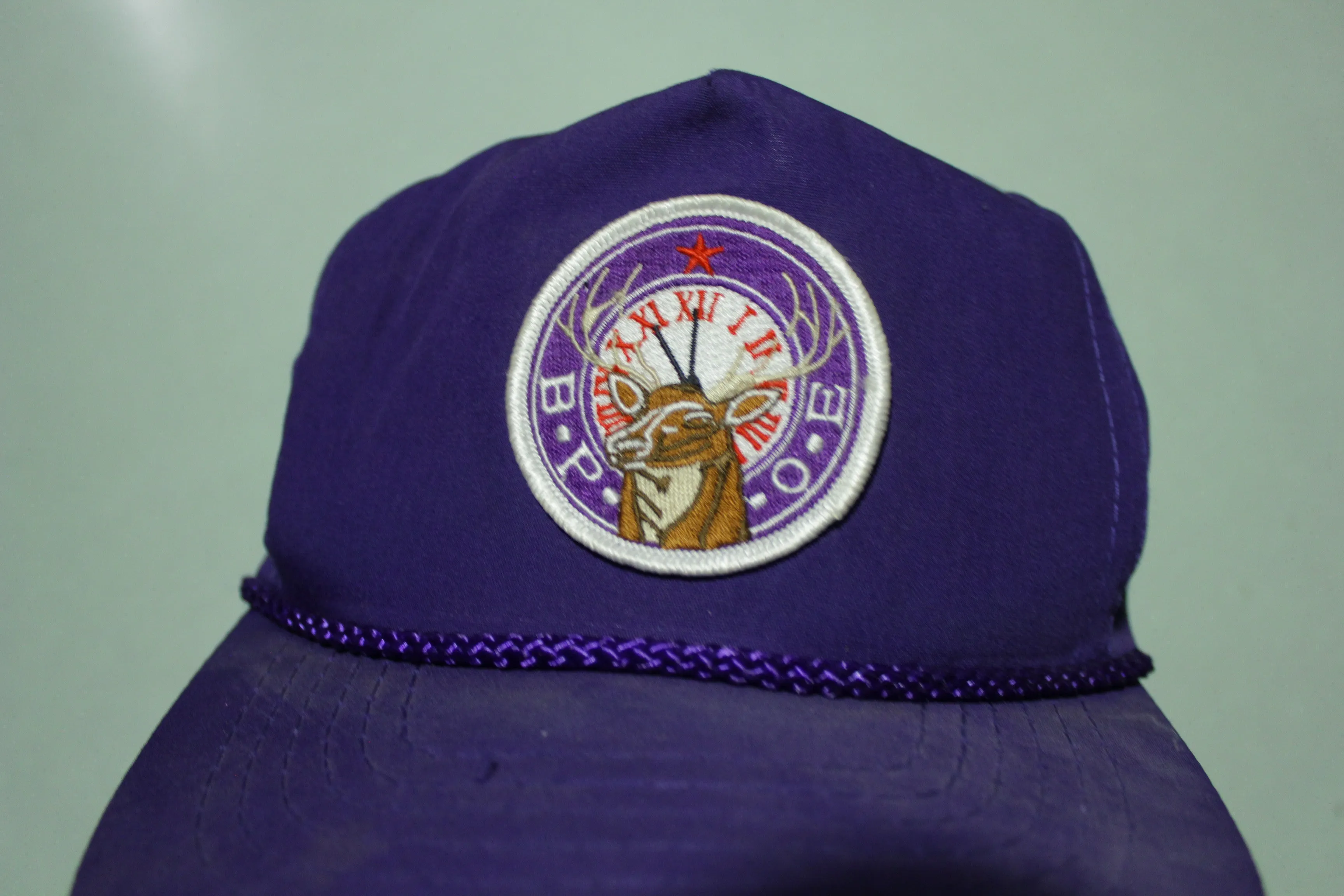 Benevolent Protective Order of Elks BPOE Vintage 90's Adjustable Snap Back Hat