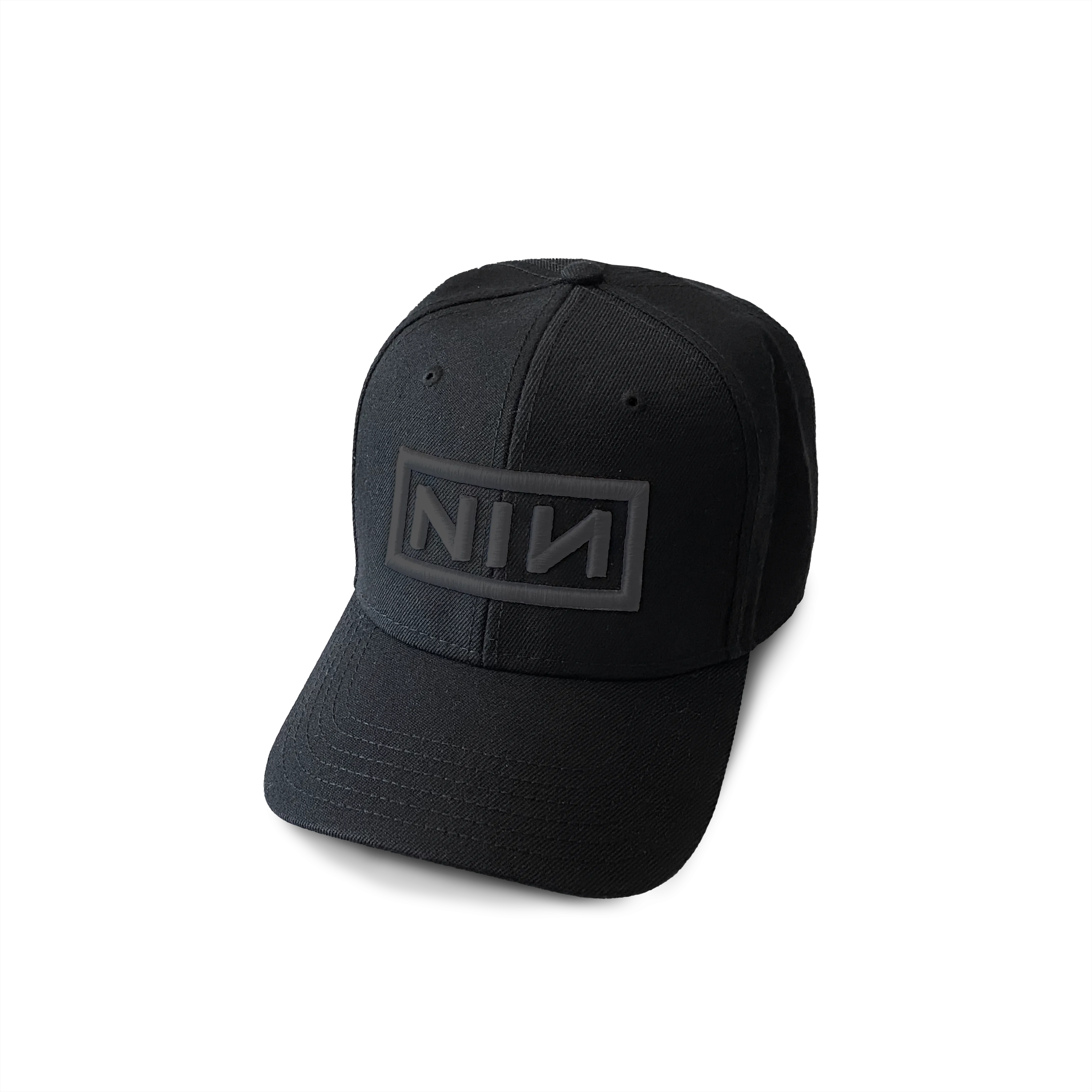 BLACK LOGO BASEBALL CAP