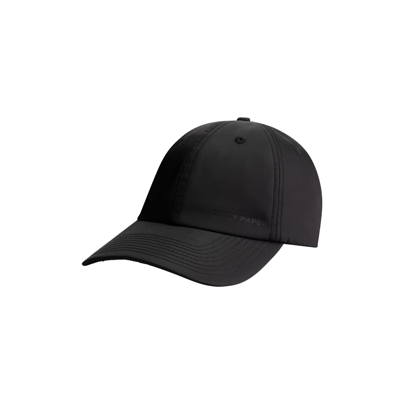 Black Logo Nylon Cap