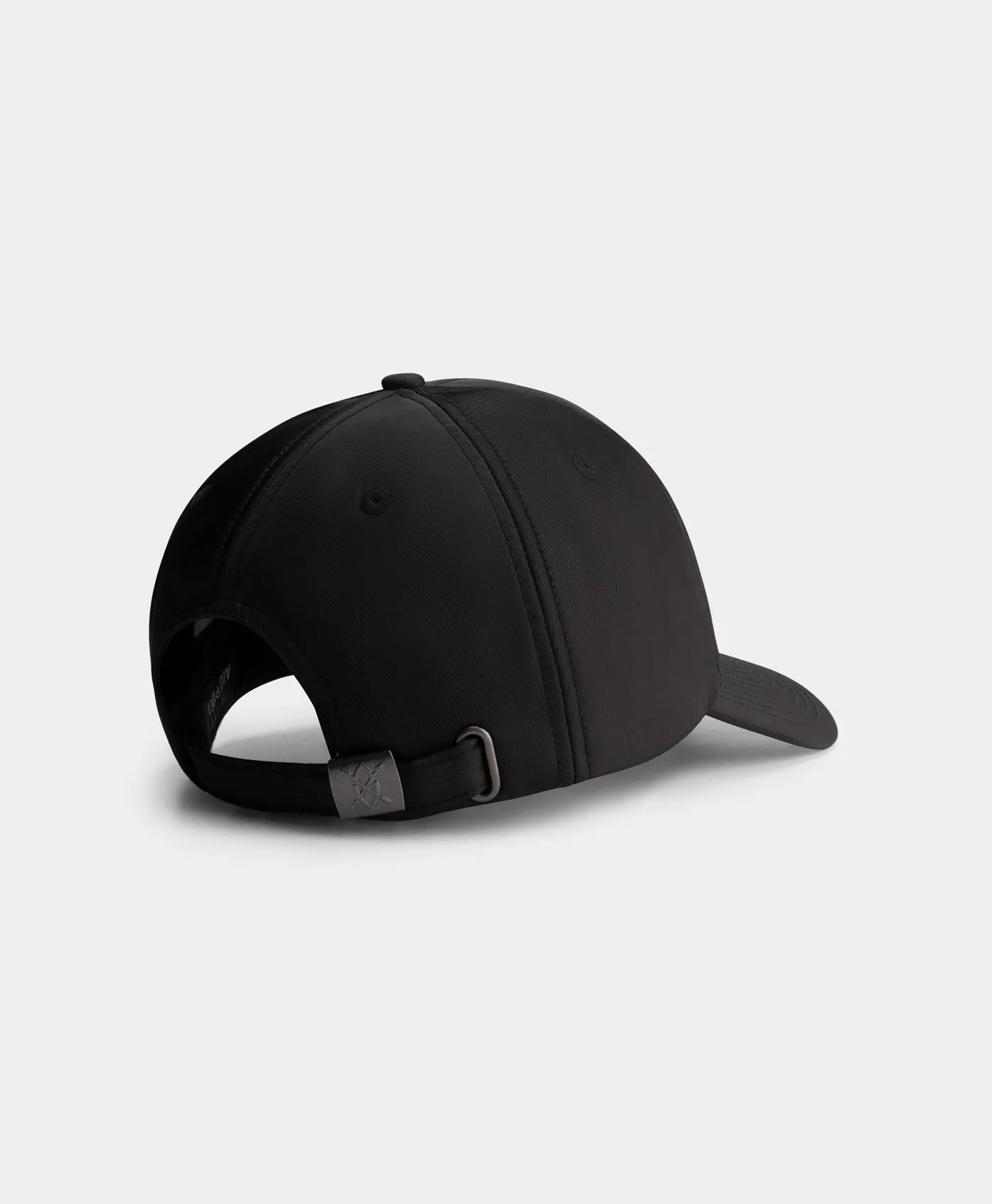 Black Logo Nylon Cap