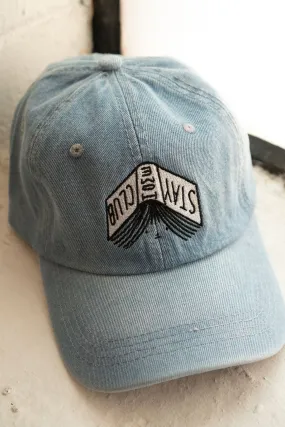 Bookworm Denim Cap