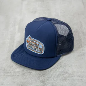 Brixton Bass Brains Boat Trucker - Washed Navy