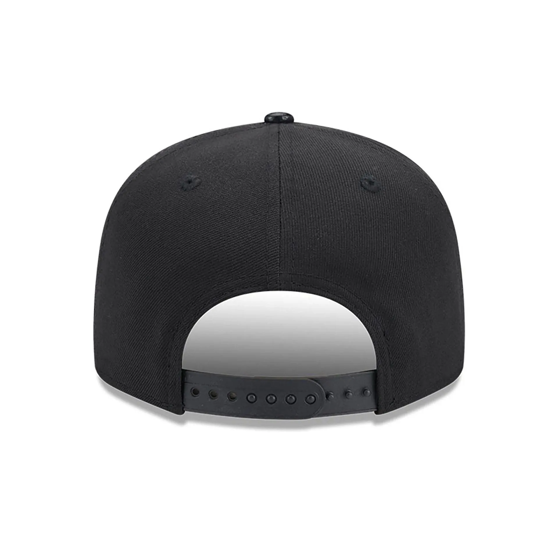 Brooklyn Nets Faux Leather Visor Black 9FIFTY Snapback Cap