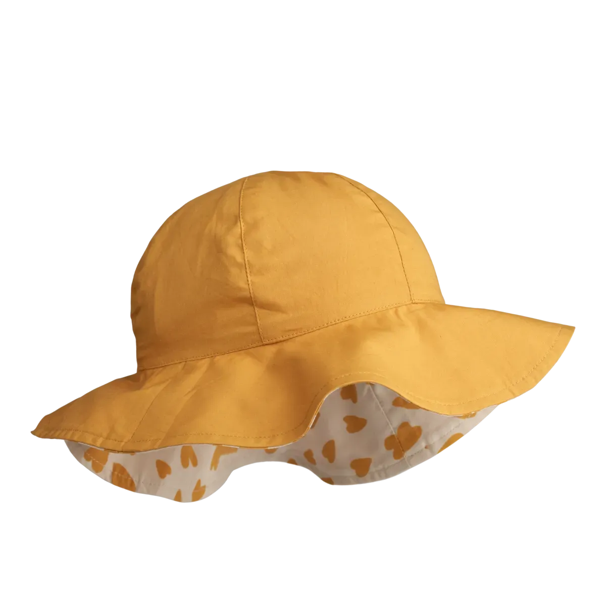 Bucket Sun Hat - Hearts Sandy/Yellow Mellow