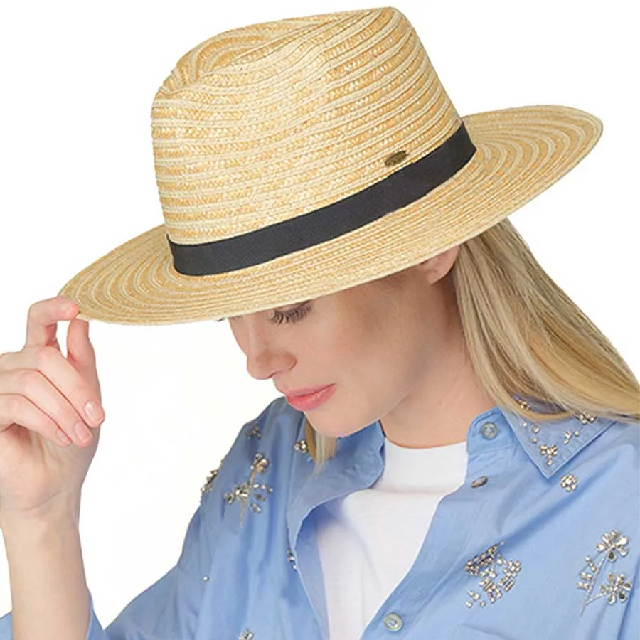 C.C Classic Straw Panama Hat