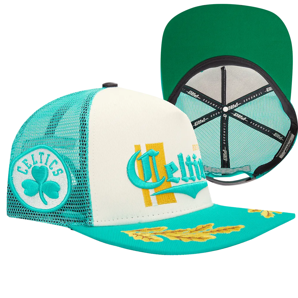 CHICAGO BULLS VISOR ELITE CLASSIC TRUCKER (EGGSHELL/ TEAL)