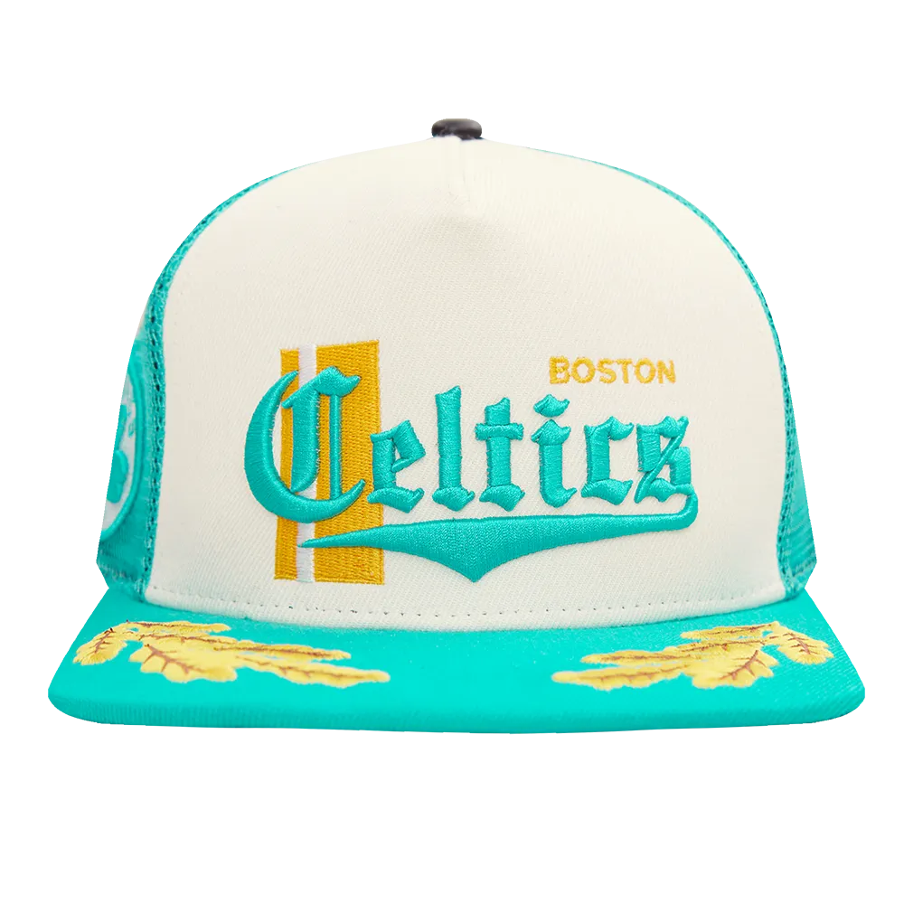 CHICAGO BULLS VISOR ELITE CLASSIC TRUCKER (EGGSHELL/ TEAL)