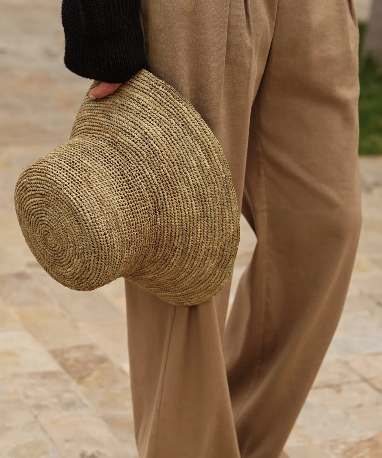 Crochet Raffia Sun Hat