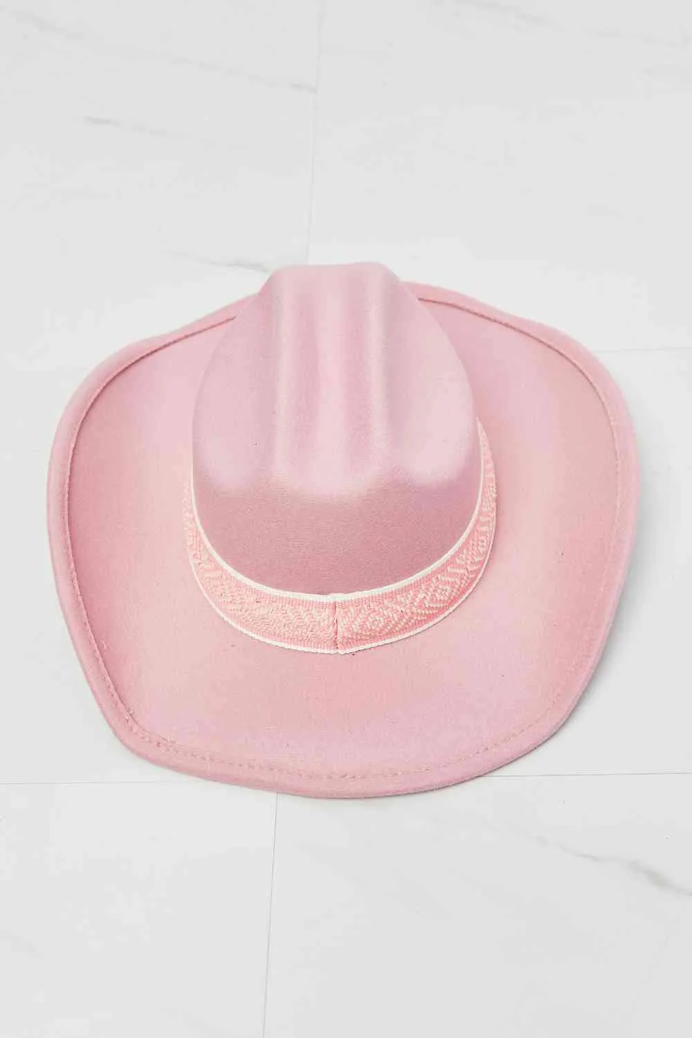 Fame Western Cutie Cowboy Hat in Pink