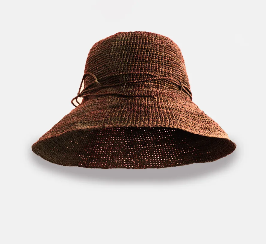 Fany raffia sun hat