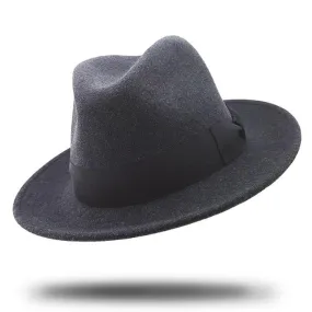 Premium Italian Handcrafted Felt Fedora Hat - IT004