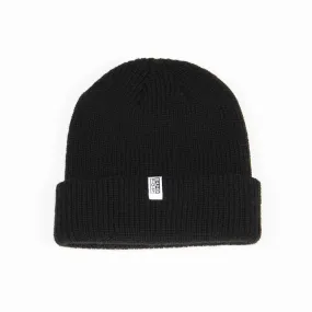 Knit Hat Chunky Black