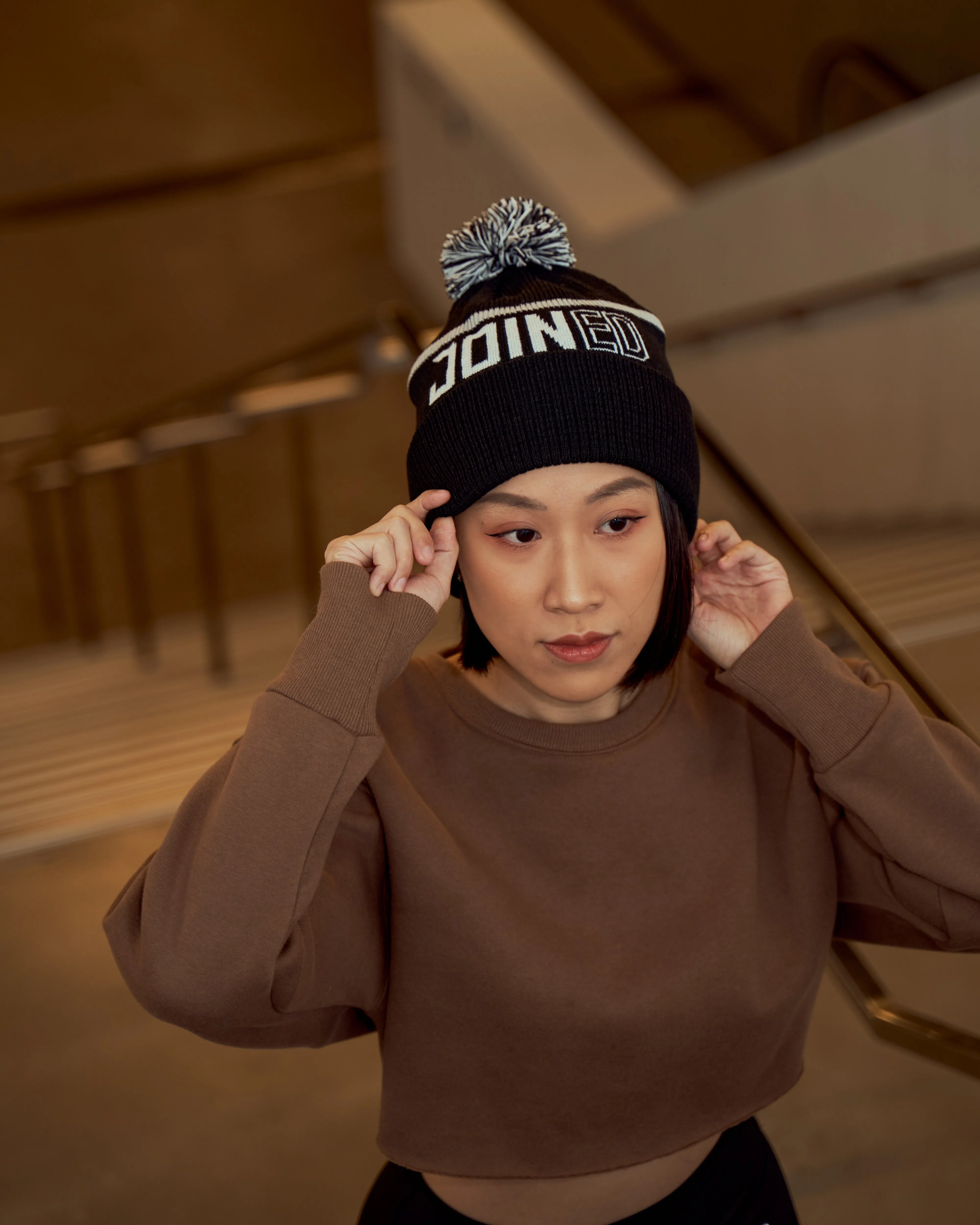 Logo Pom Beanie