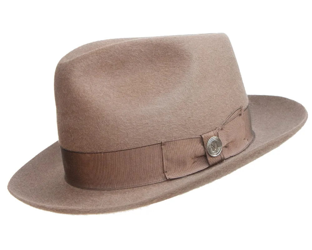 Magill 'Belfast' Fedora in Chestnut Fur Felt