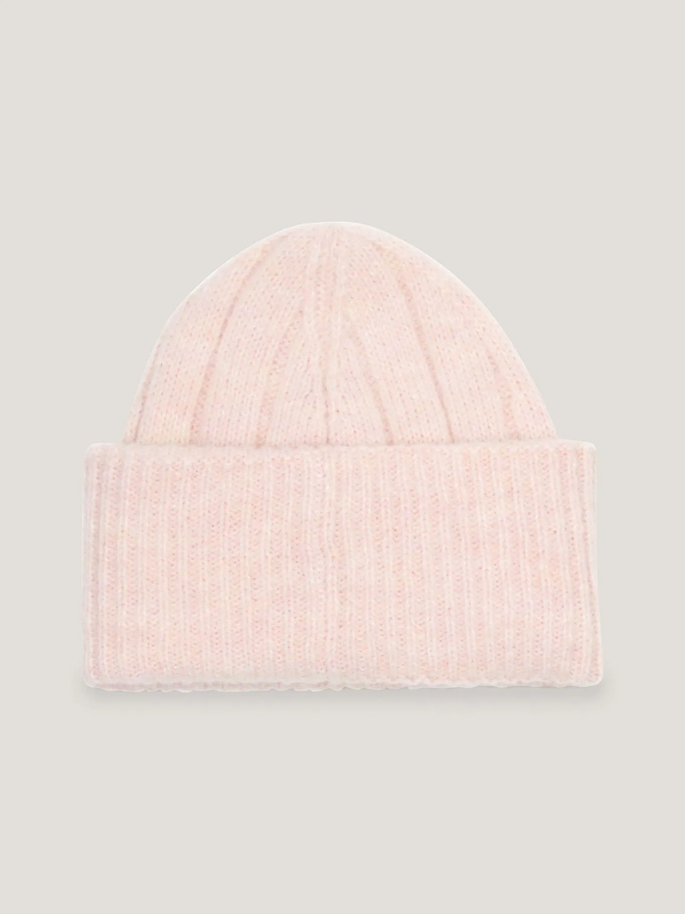 MONOGRAM PLAQUE BEANIE- Pink