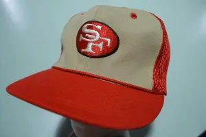 San Francisco 49ers Sports Specialties Vintage 80's Adjustable Snap Back Trucker Hat