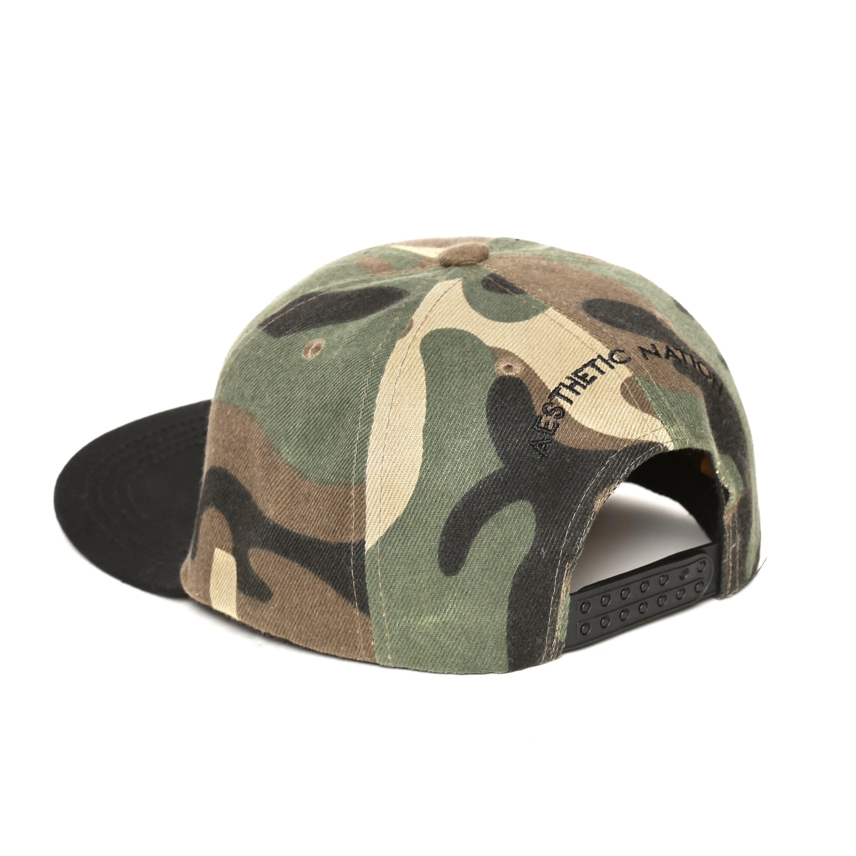 Snapback Cap - Army Black