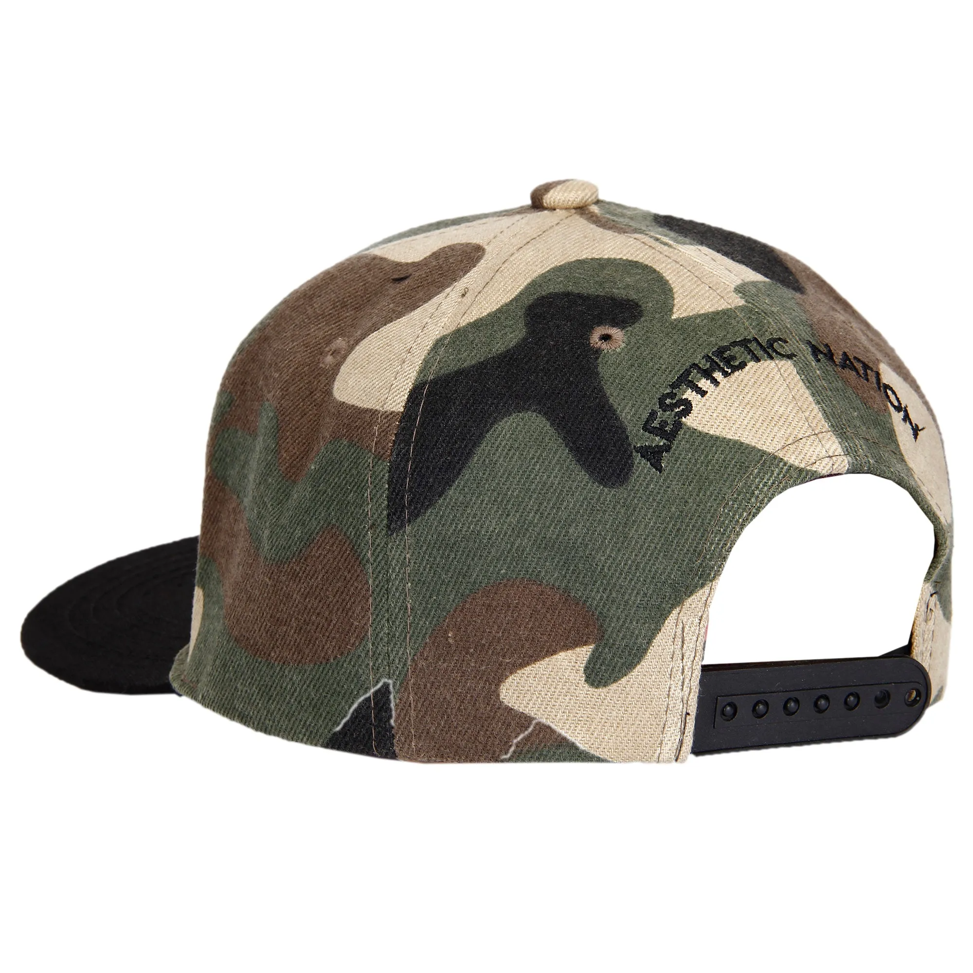 Snapback Cap - Army Black