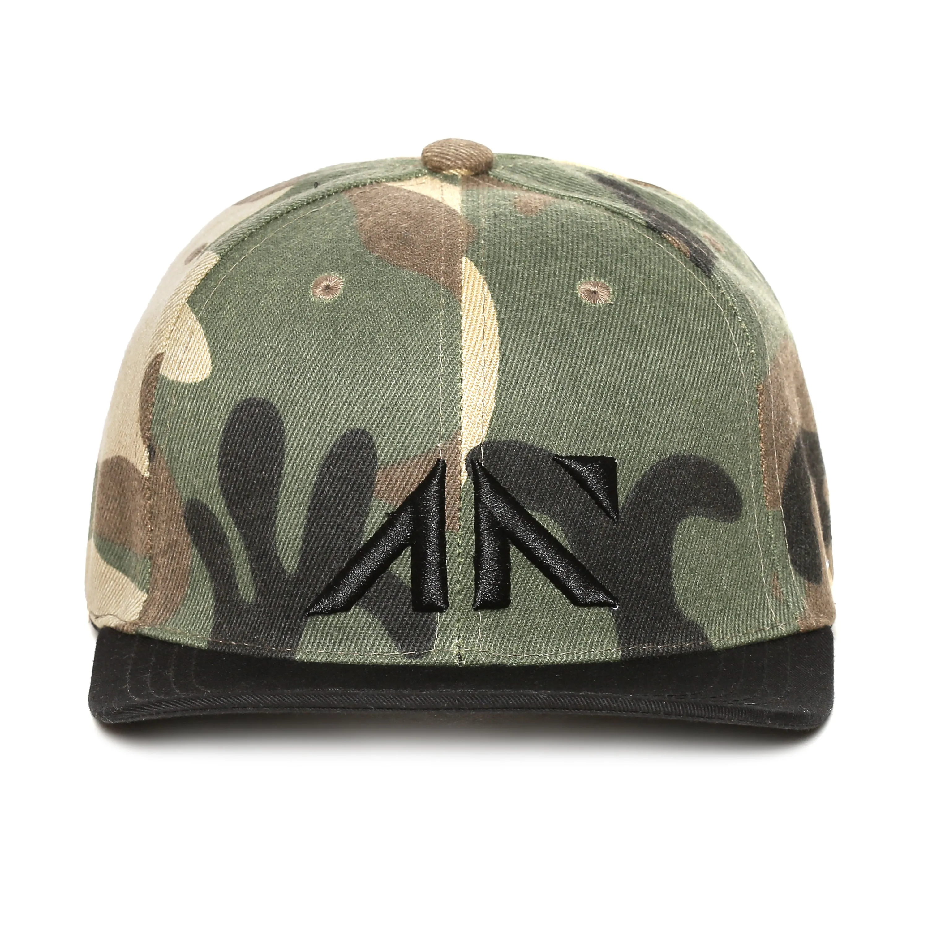 Snapback Cap - Army Black