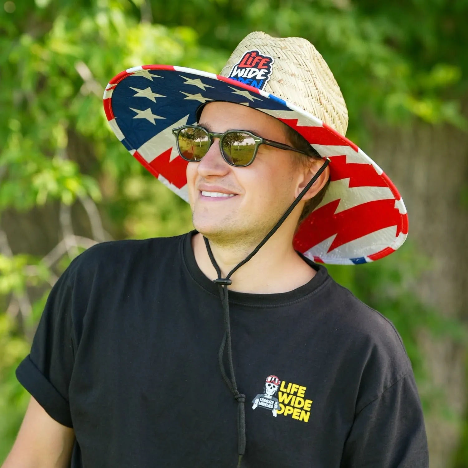 Stars & Stripes Straw Hat