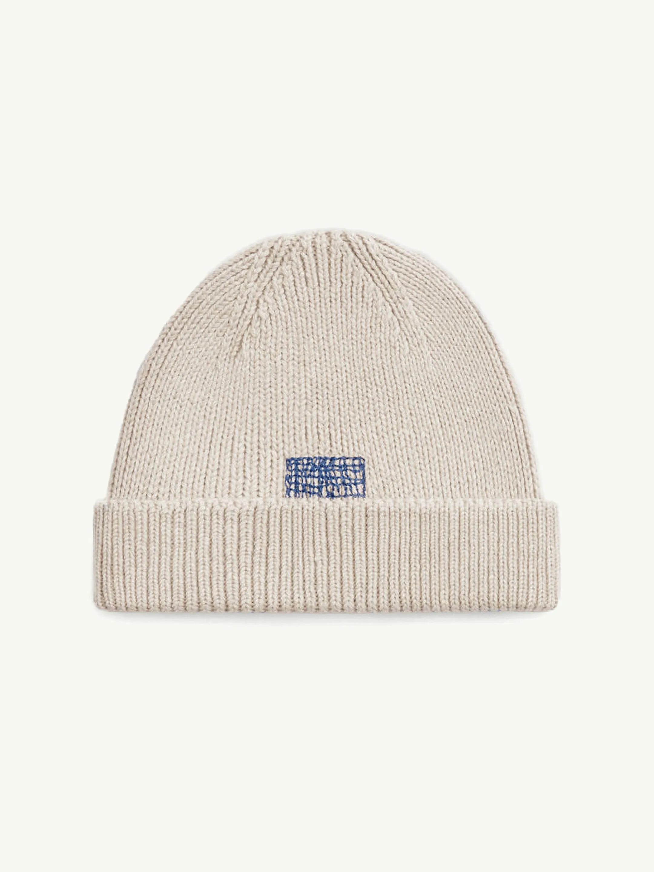 The Beanie - Almond White