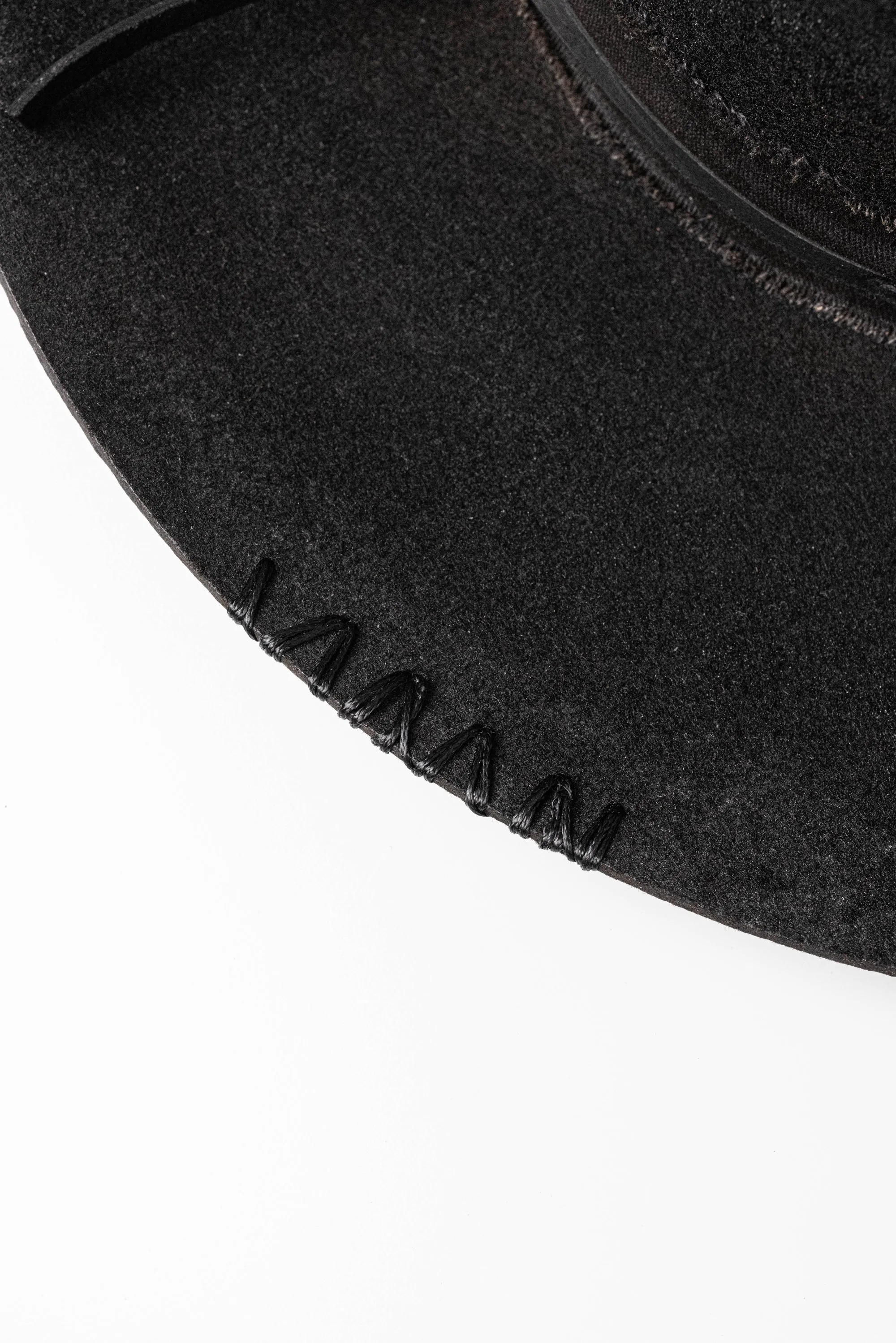 The Gypsy Fedora Hat | Black Heavy Relic