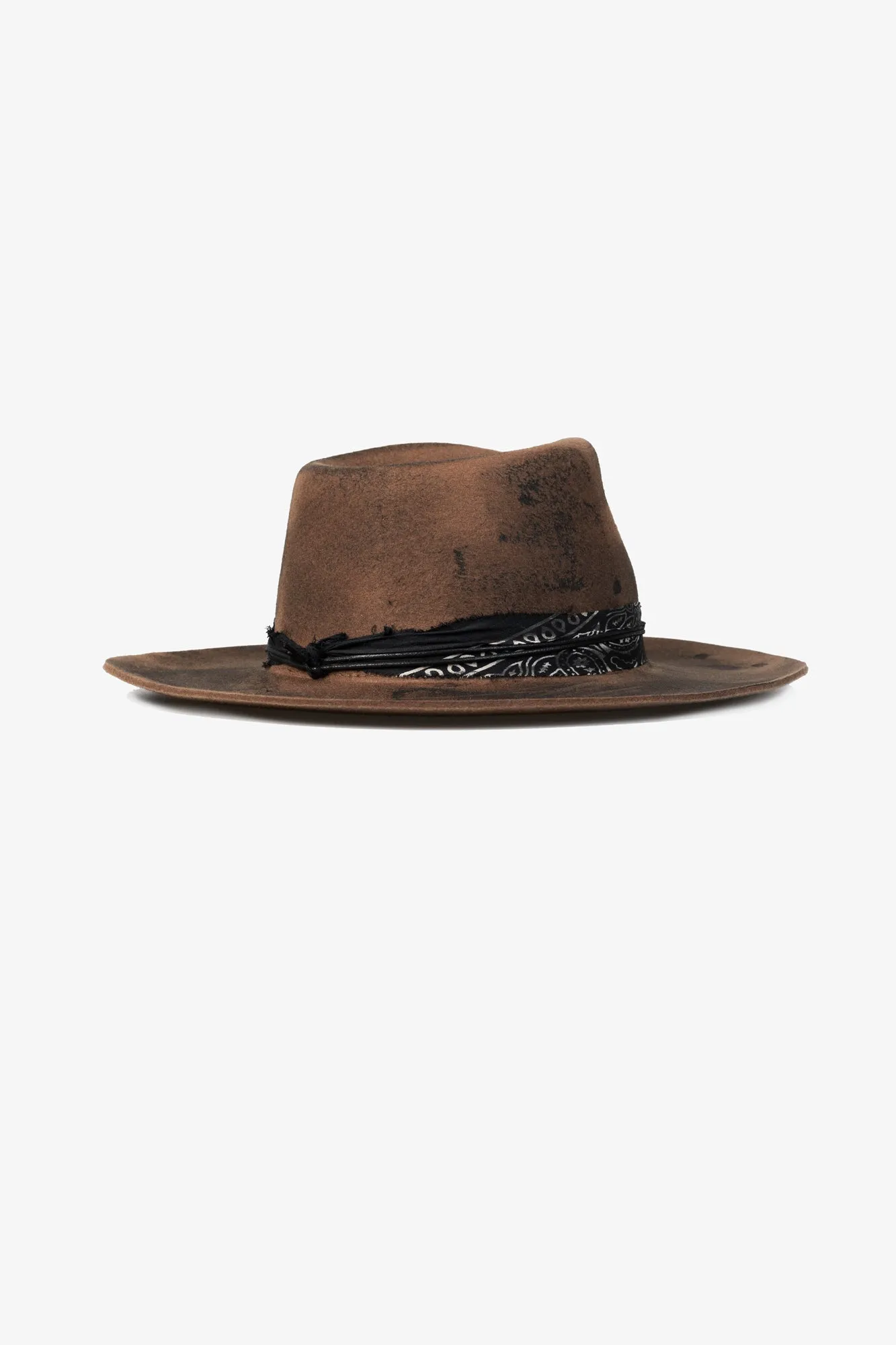 Weiland Fedora Hat in Cigar Brown