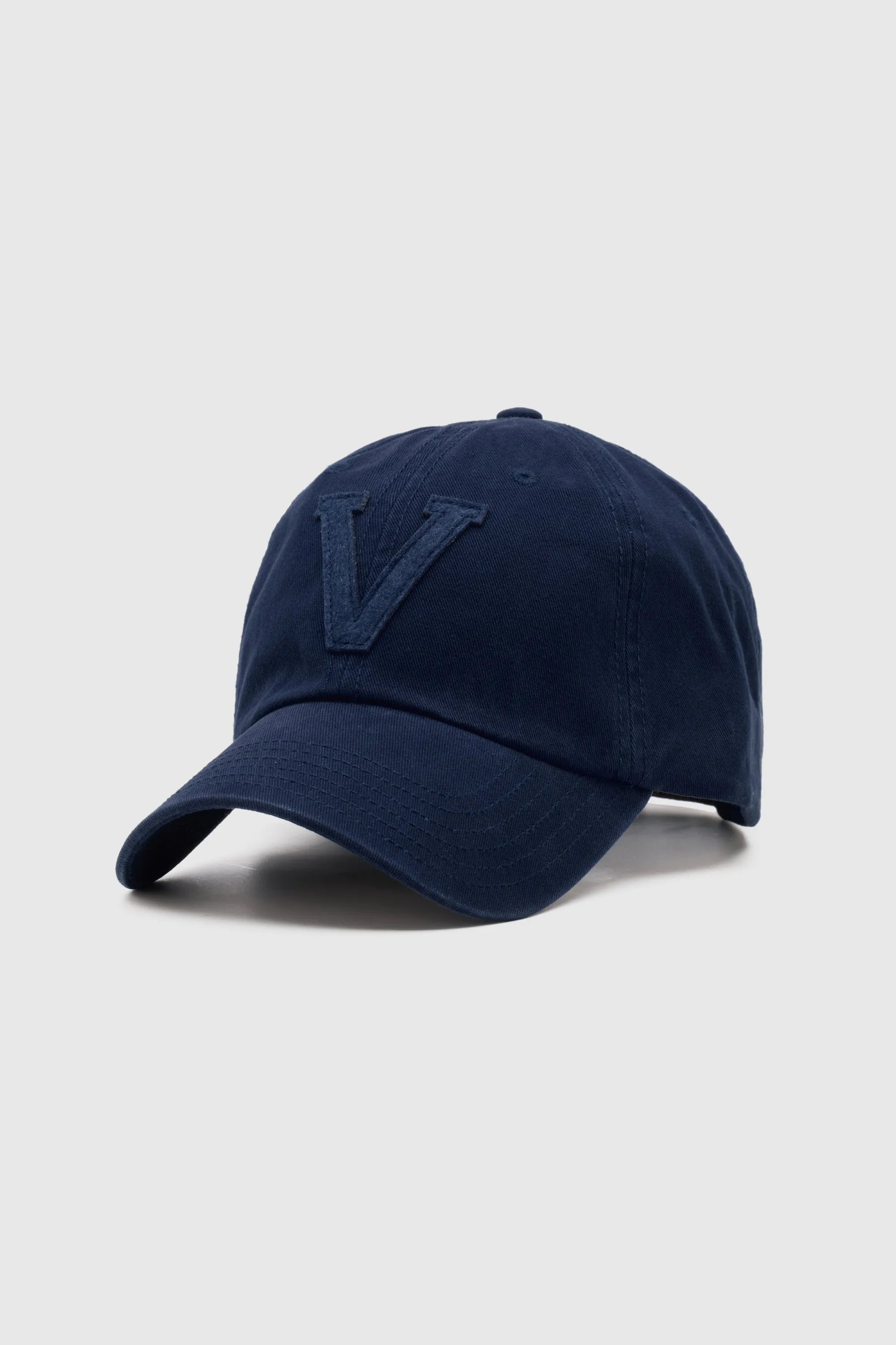 Tonal Letter Cap Navy