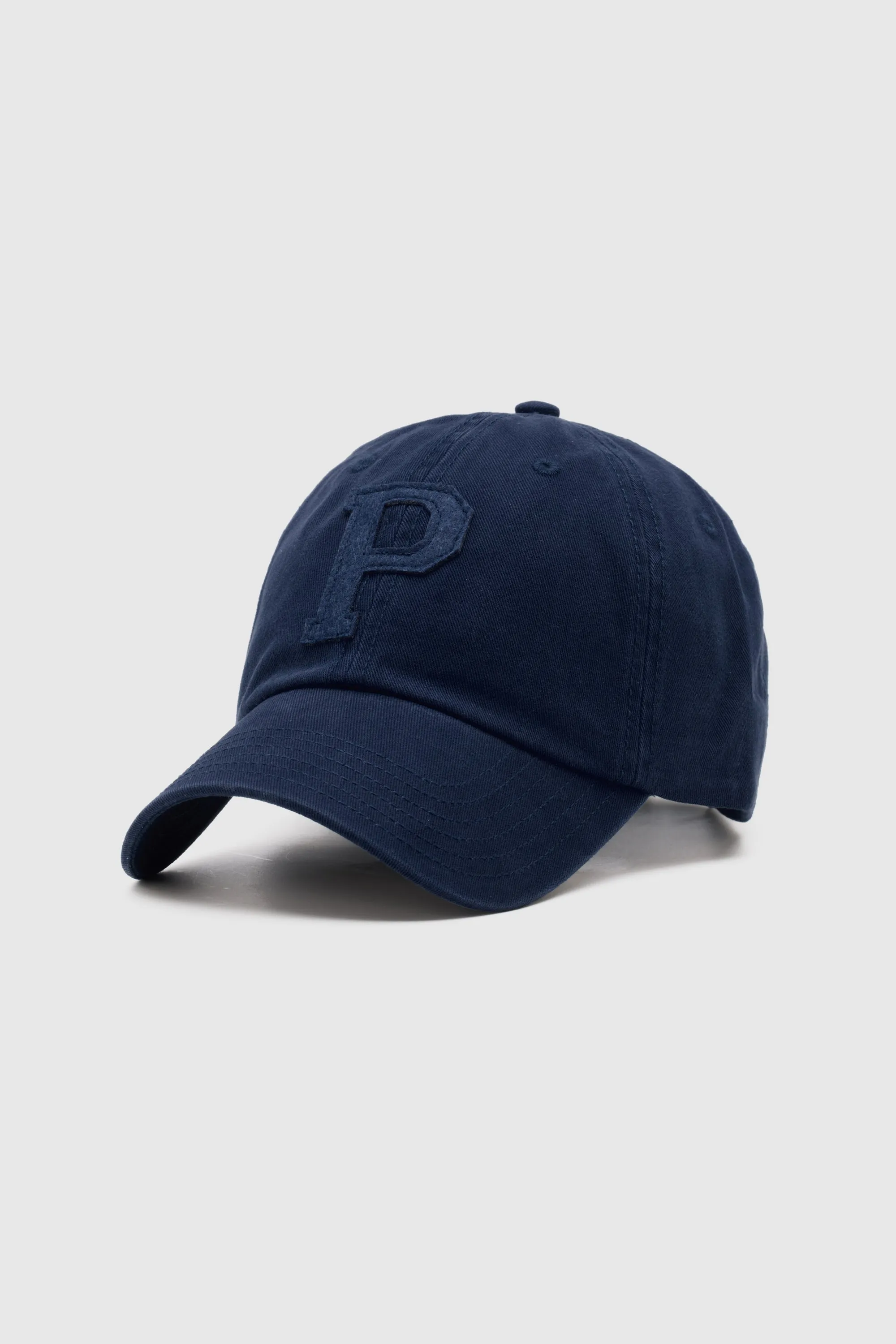 Tonal Letter Cap Navy