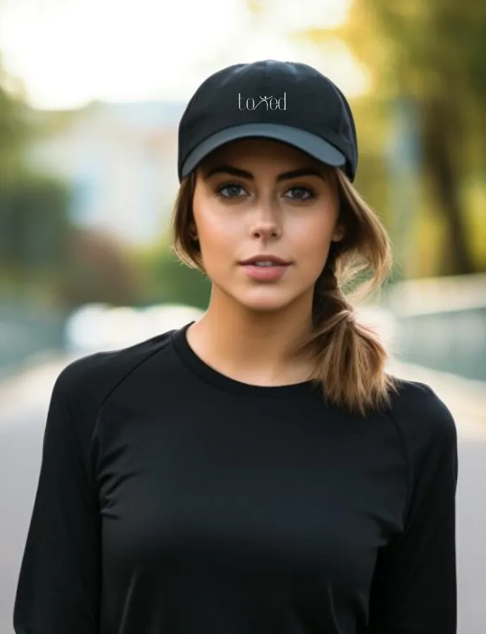 TONED CAP - BLACK