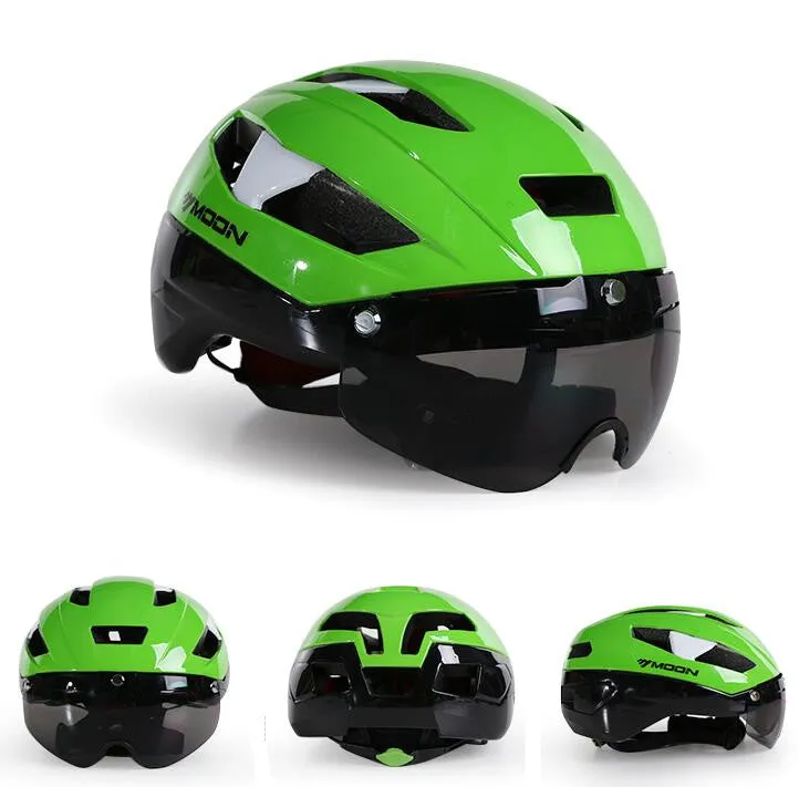 Ultralight Road Mountain Cycle Helmet with Removable Shield Visor