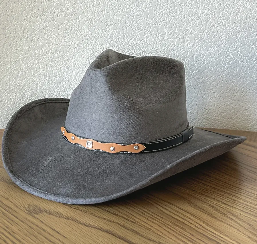 Wilder & Soul Santa Fe Vegan Suede Cowboy Rancher Hat