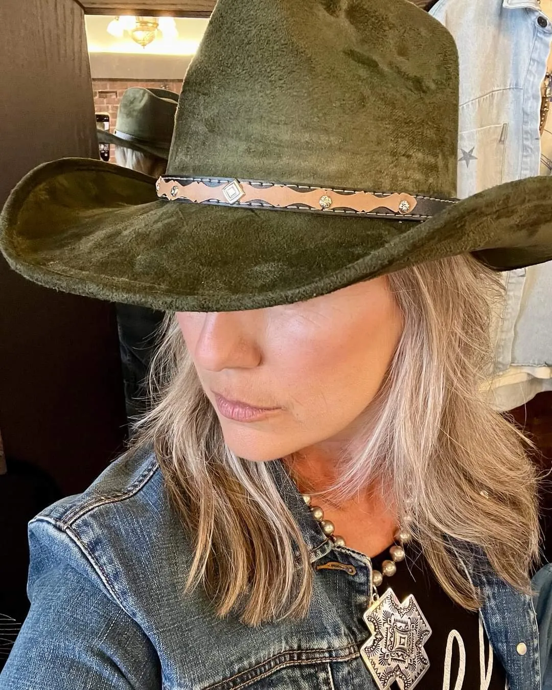 Wilder & Soul Santa Fe Vegan Suede Cowboy Rancher Hat