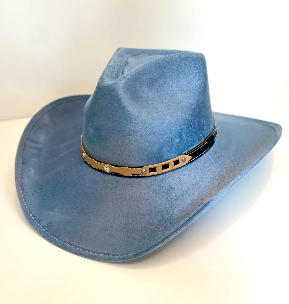 Wilder & Soul Santa Fe Vegan Suede Cowboy Rancher Hat