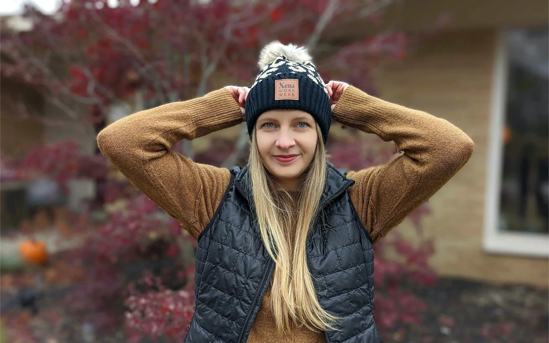 Xena Workwear Pom Beanie