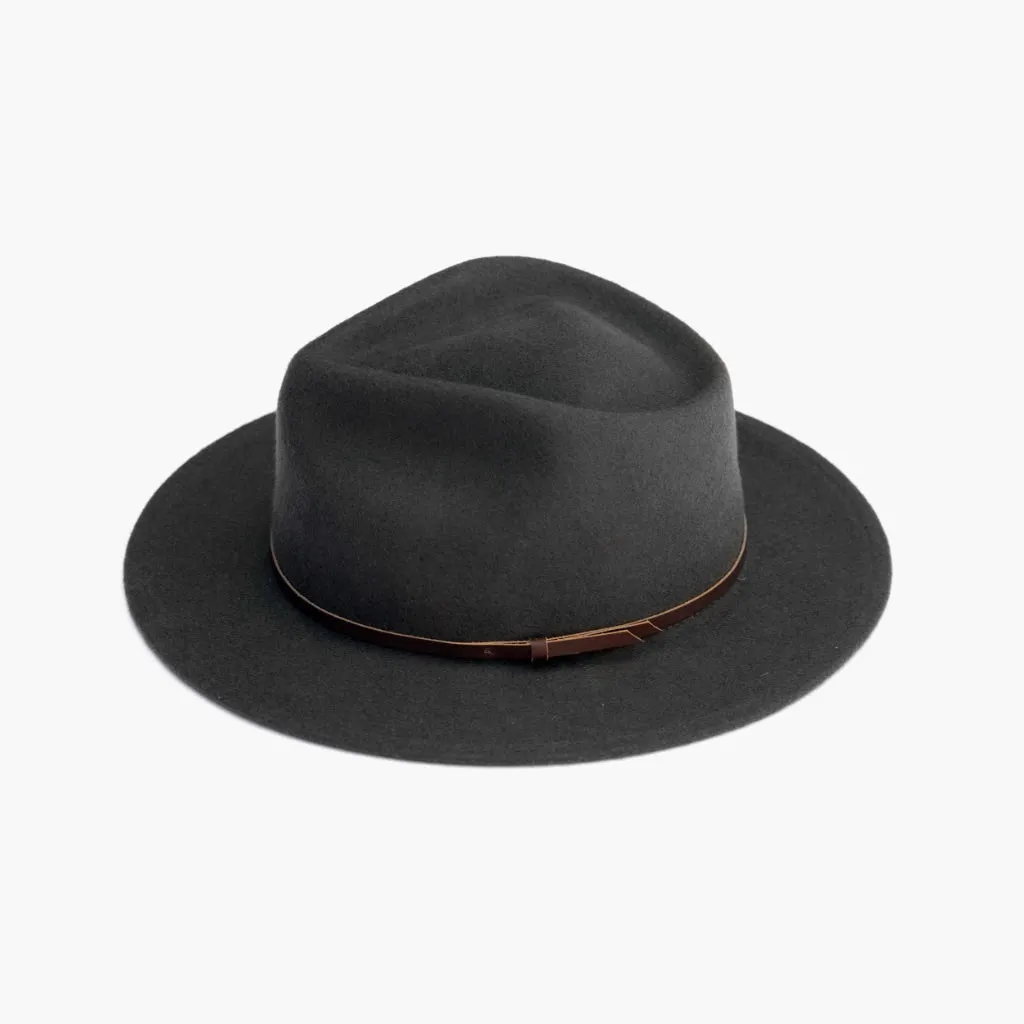 Yellow108 Eastwood Grey Fedora Hat - Stylish and Classic Design for Any Occasion