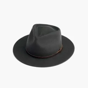 Yellow108 Eastwood Grey Fedora Hat - Stylish and Classic Design for Any Occasion