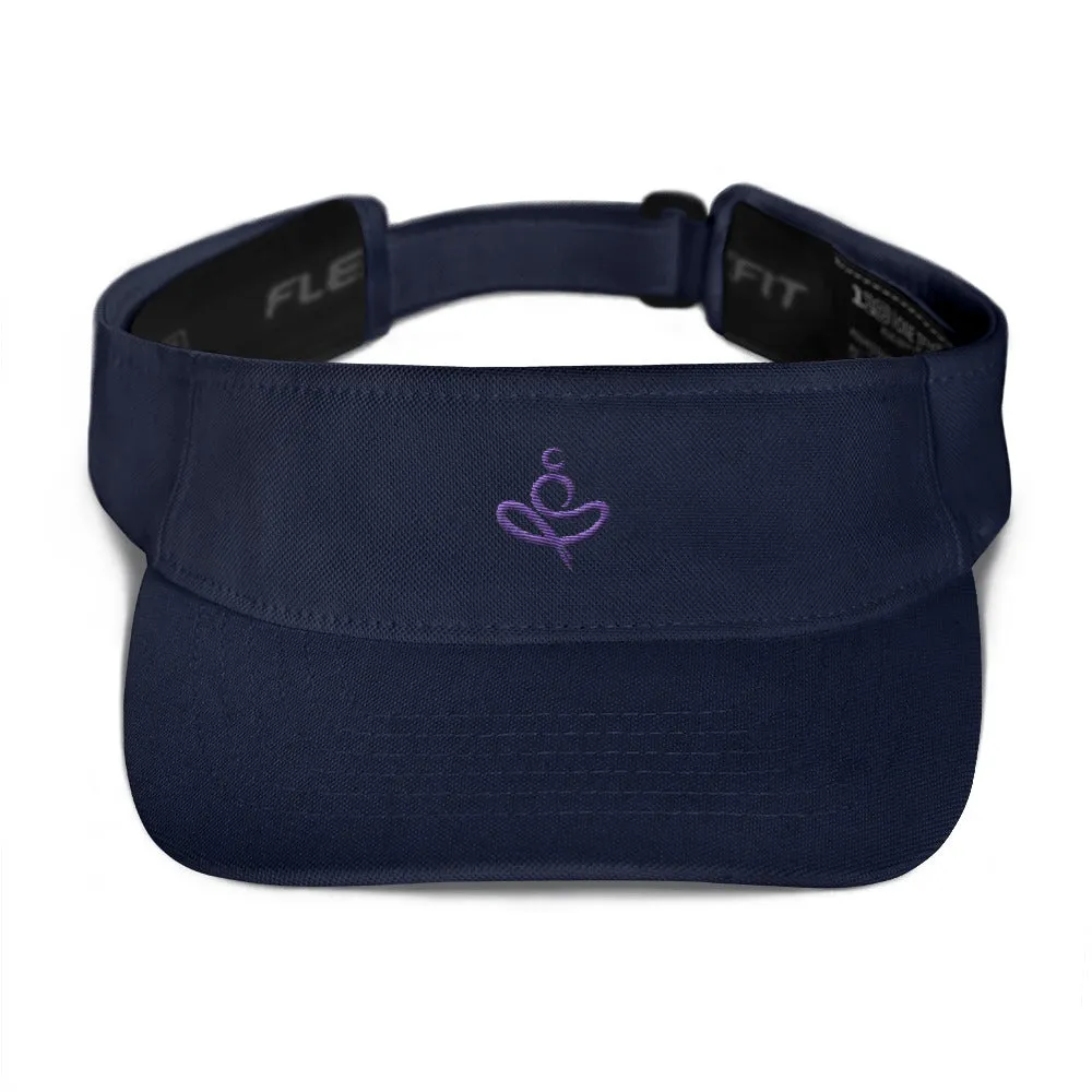 Yoga on the Beach (YOTB) Visor - Purple Embroidery